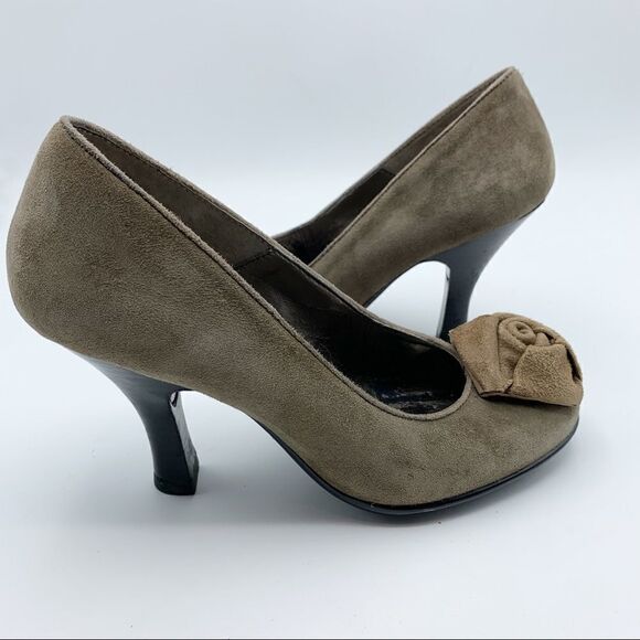 SOFFT Soft Suede Fontenella Rose Vintage Vibe Boho Comfort Pump Sz 7 - Picture 7 of 16